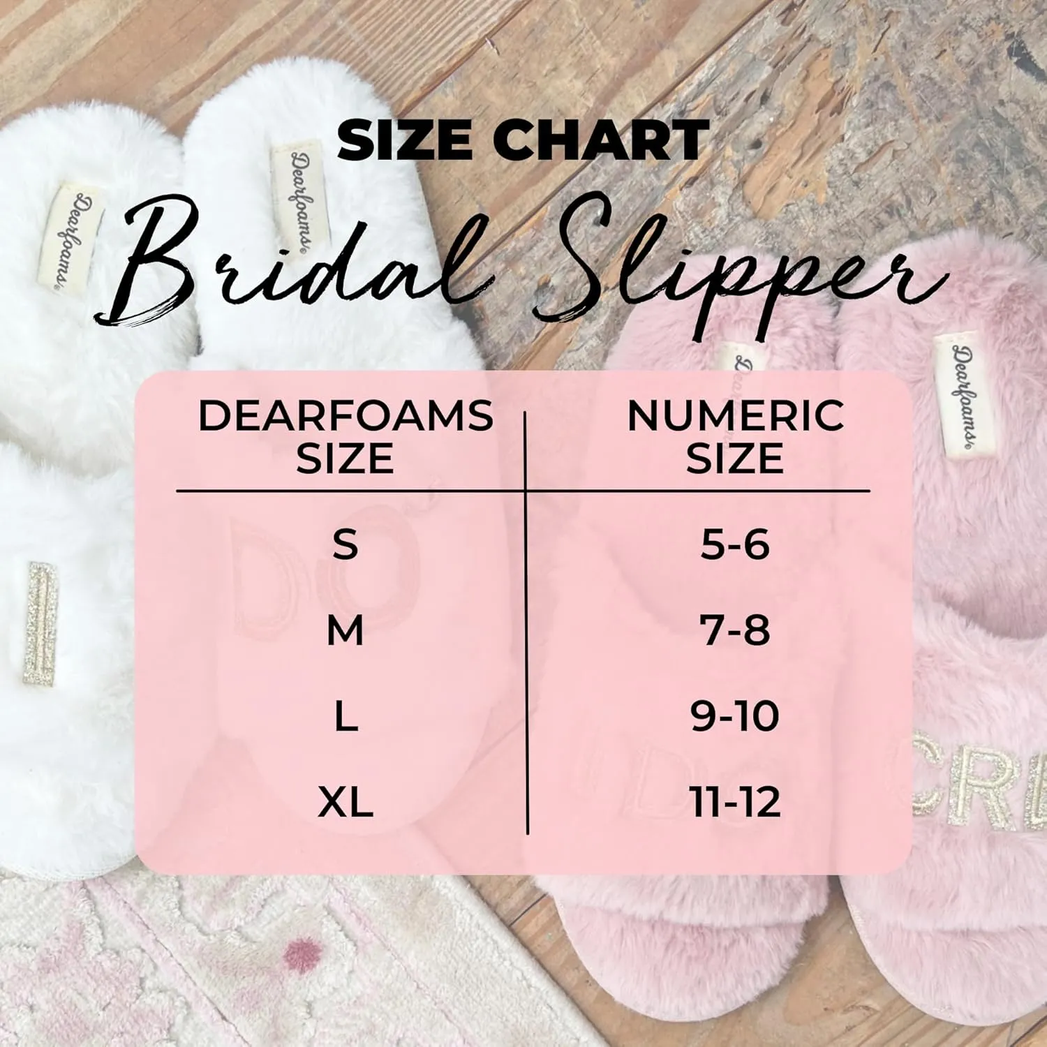 Dearfoams Women's Bride and Bridesmaid Gifts I Do Crew Matching Bridal Slippers for Wedding and Bachelorette Party
