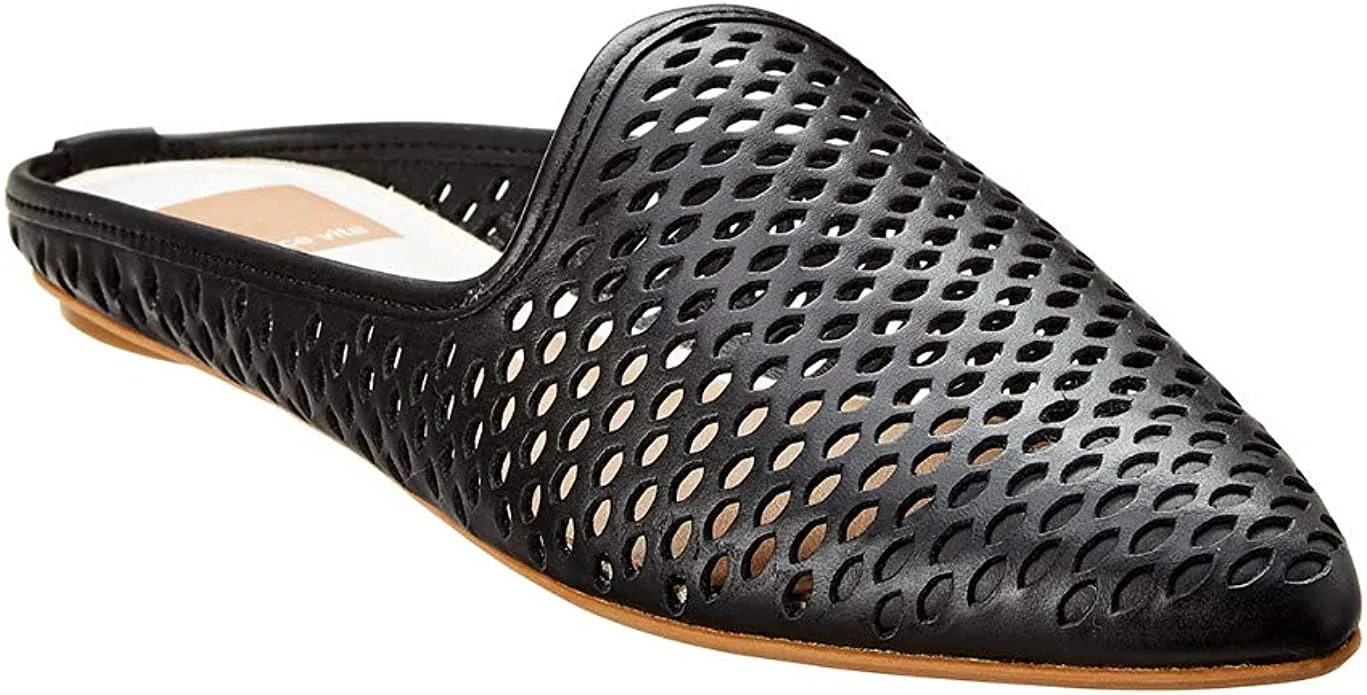 Dolce Vita Grant Perf Black Leather 6.5 M