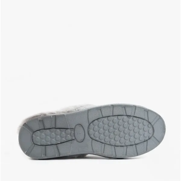 Dr Keller DECATOR Womens Mule Slippers Grey
