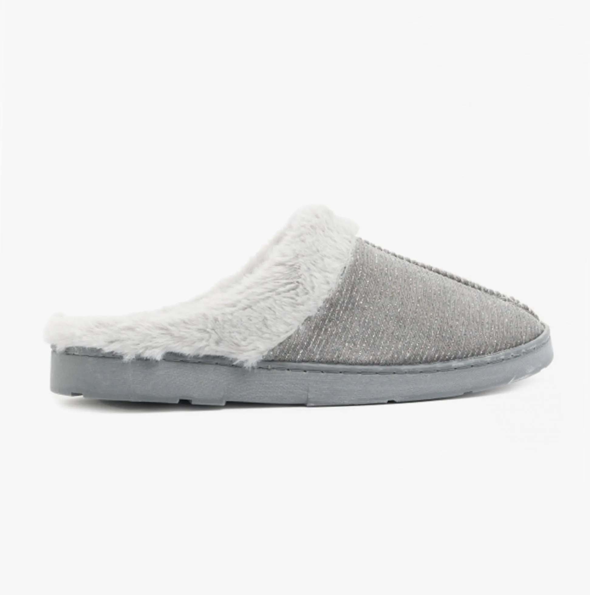 Dr Keller DECATOR Womens Mule Slippers Grey