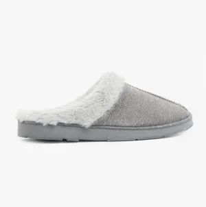 Dr Keller DECATOR Womens Mule Slippers Grey