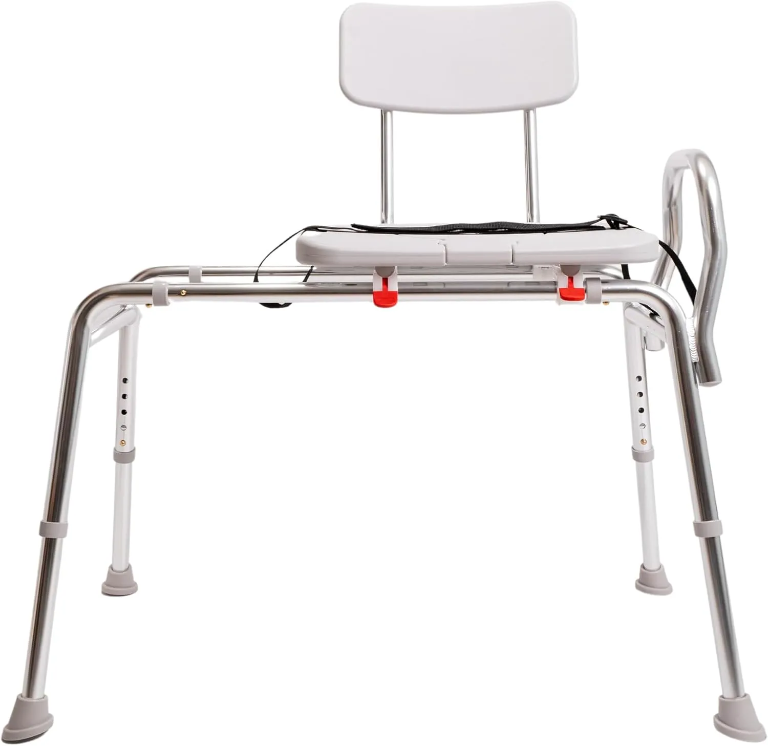 Eagle Health Supplies Pro-Slide Shower Chair & Tub Transfer Bench with Cut Out, Height Adjustable, Heavy-Duty Capacity up to 400 LBs, for Safety Shower, for Elderly & Disabled (70311)