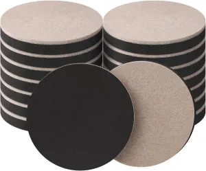 Felt Furniture Sliders for Hardwood Floors - Furnigear 16 PCS 5" Furniture Moving Pads Sliders – Heavy Duty Felt Sliders Chair Leg Floor Protectors - Move Your Furniture Easily & Safety