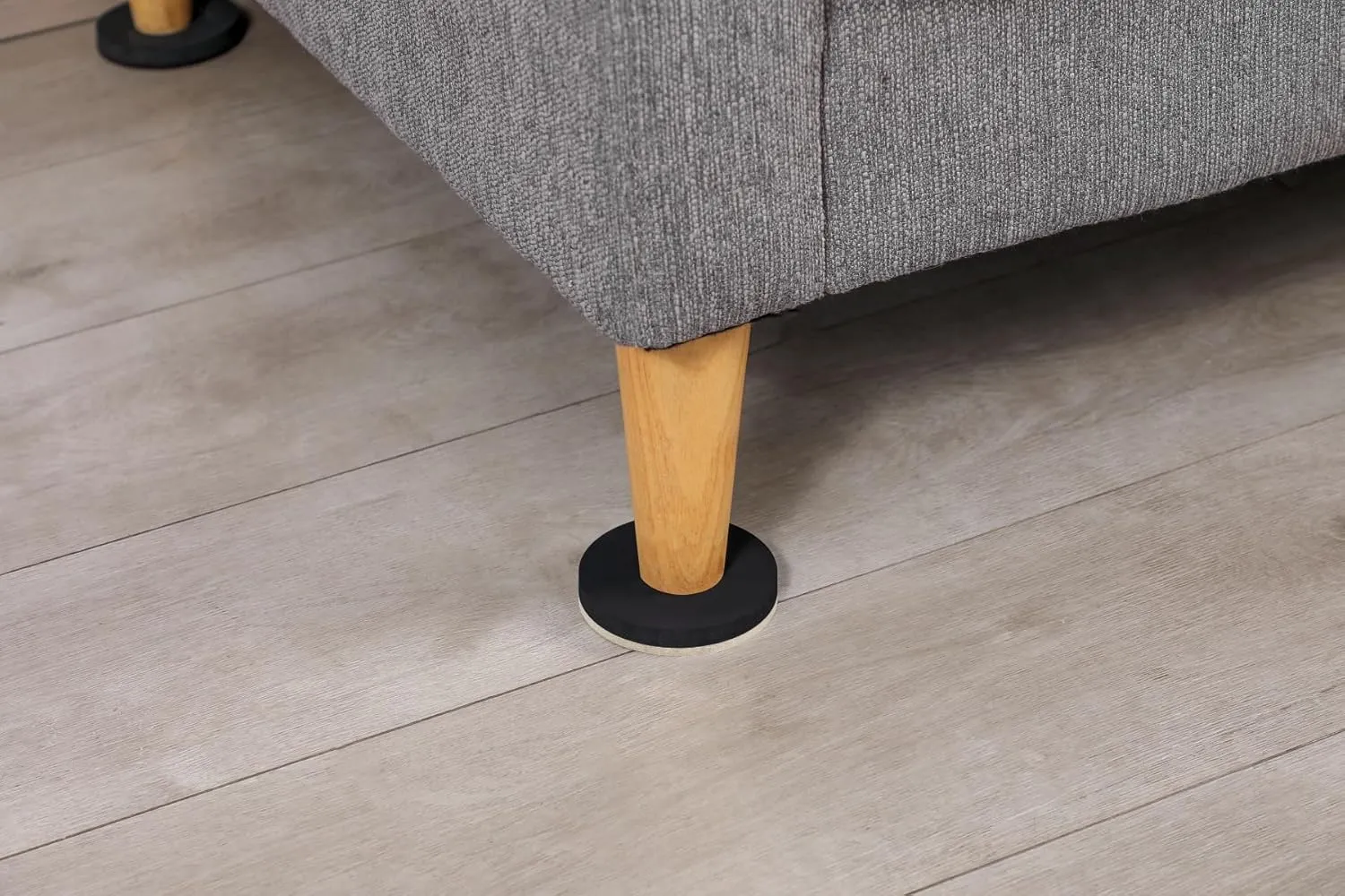 Felt Furniture Sliders for Hardwood Floors - Furnigear 16 PCS 5" Furniture Moving Pads Sliders – Heavy Duty Felt Sliders Chair Leg Floor Protectors - Move Your Furniture Easily & Safety