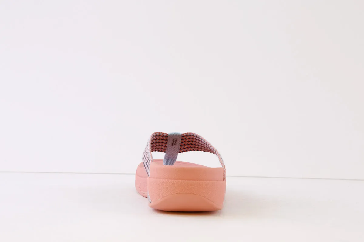 FITFLOP - SURFA FABRIC TOE-POST MULE - CORAL