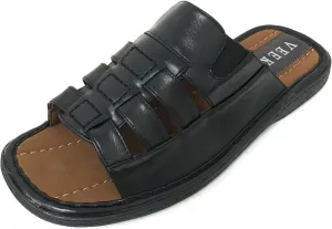 FLV Men's Sandals Open Toe Slide Casual Fisherman Summer Flip Flops Shoes