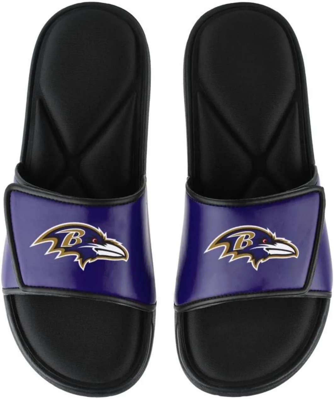 FOCO Baltimore Ravens NFL Mens Foam Sport Slide - S