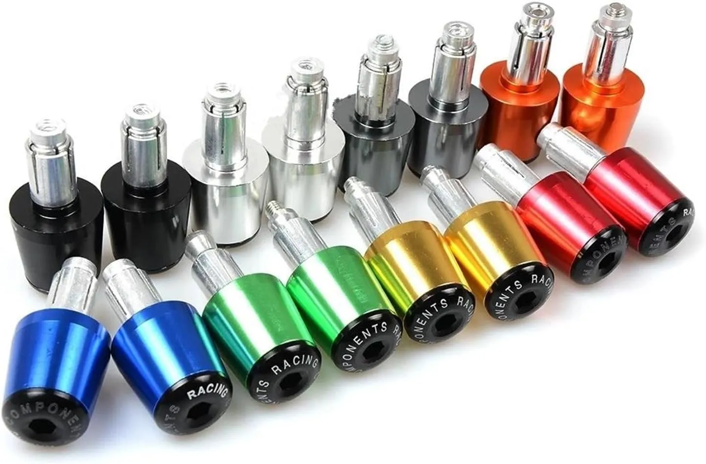 for H VTR1000 VTR1000F Firestorm 1997-2009 Motorcycle Handlebar Grip Ends Counterweight Handle Bar End Cap Slider