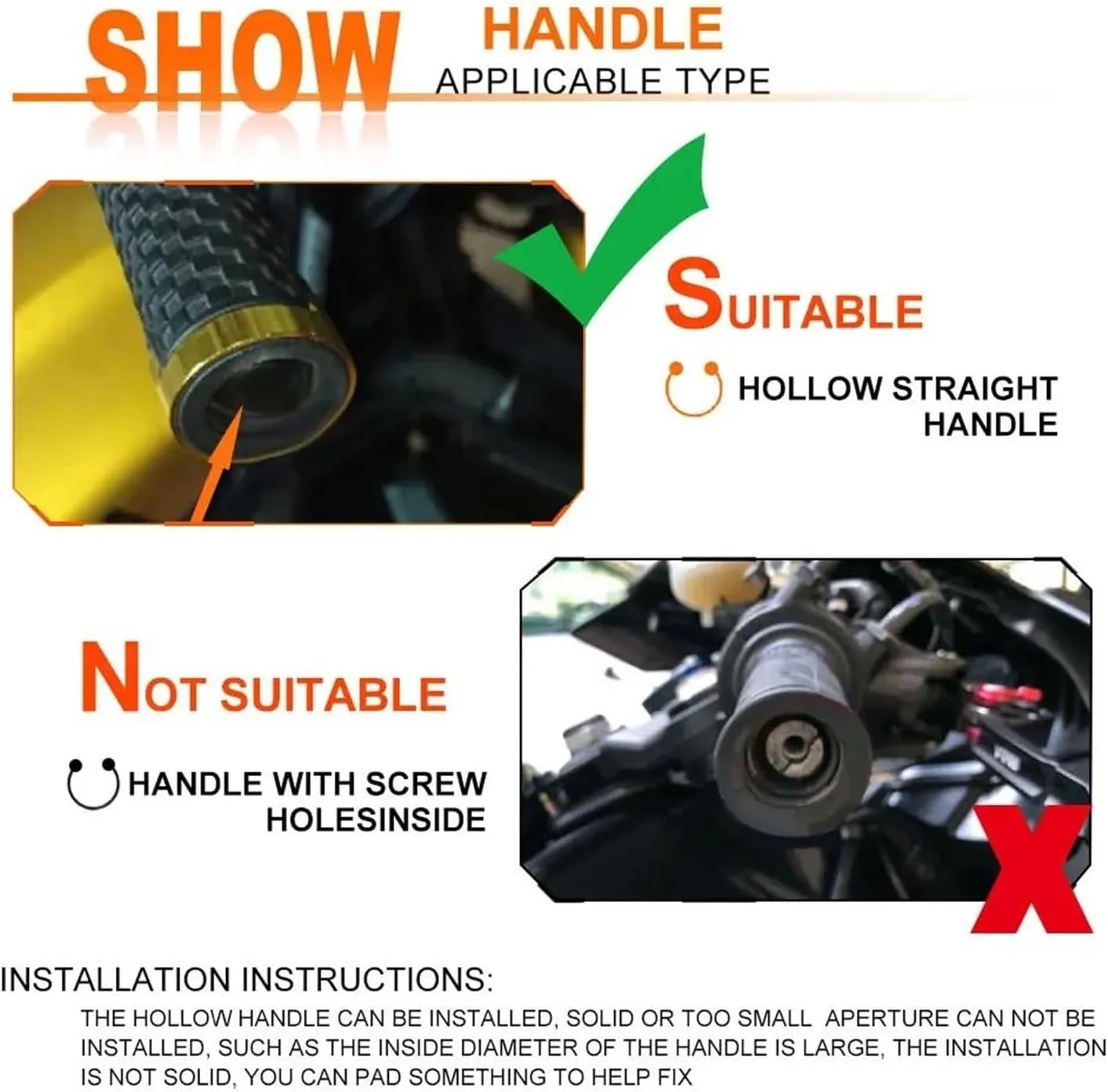 for H VTR1000 VTR1000F Firestorm 1997-2009 Motorcycle Handlebar Grip Ends Counterweight Handle Bar End Cap Slider