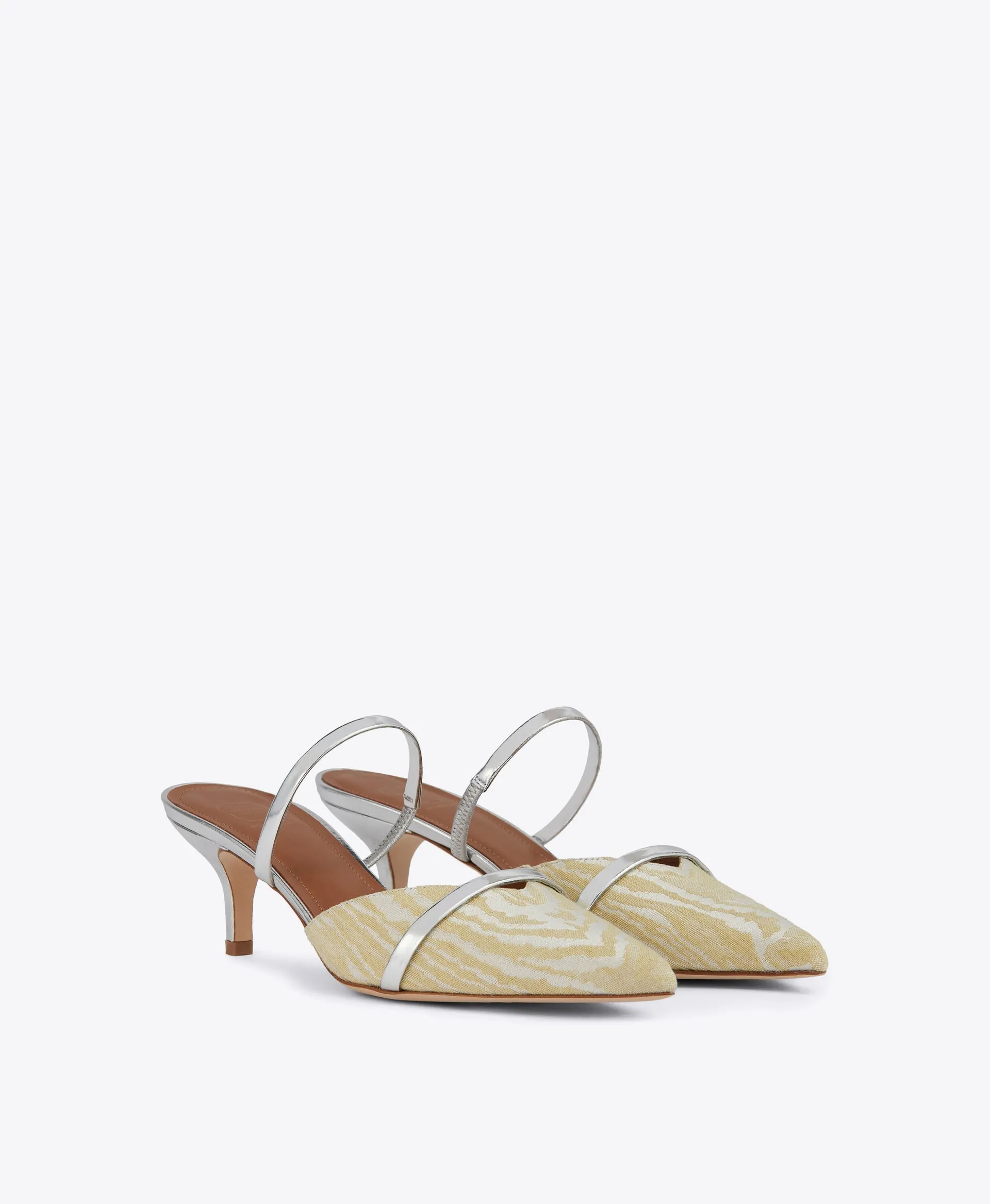 FRANKIE 45
Yellow Jacquard Kitten Heel