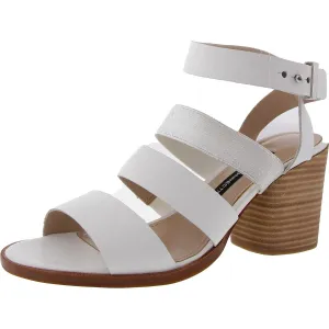 French Connection Womens CIARA Lace-Up Leather Espadrille Heels