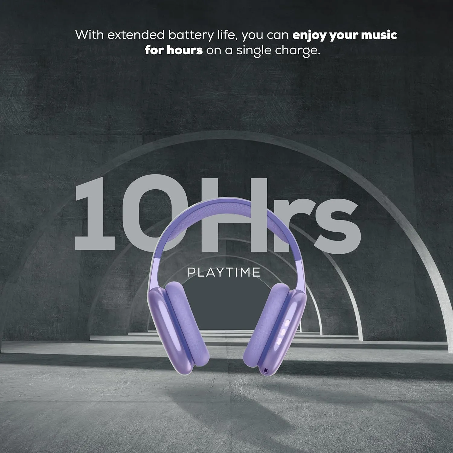 Gabba Goods Wireless Over Ear Bluetooth Headphones with Microphone - Wireless Headset -Noise Reduction - Bluetooth, Wired,Built in Micro SD for Travel, Home, Work TV,PC,Gaming,Cellphone (Lavender)