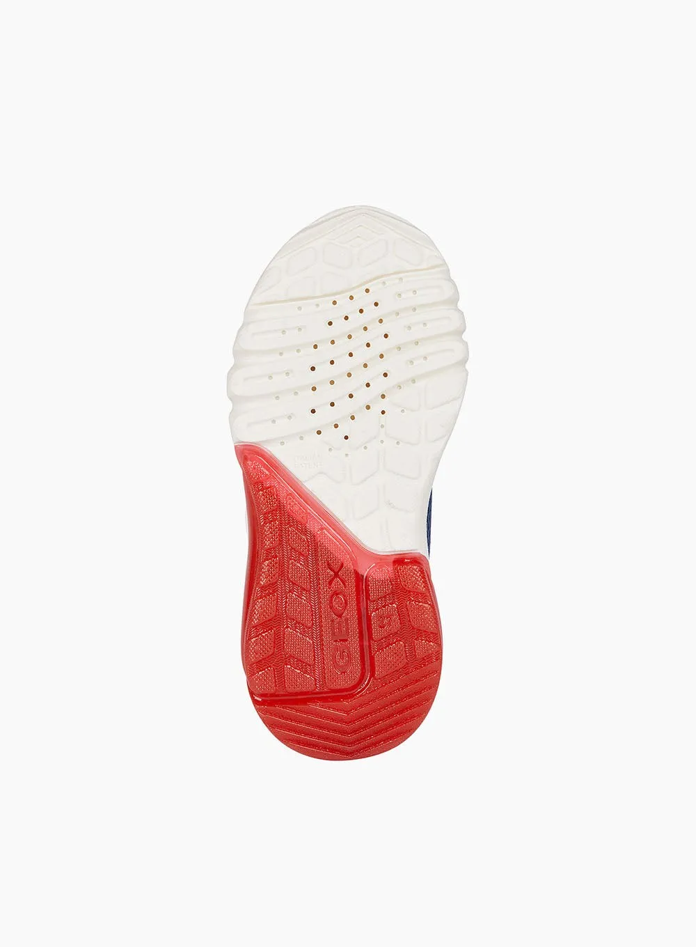 Geox Jr Ciberdron Light Up Trainers in Navy/Red