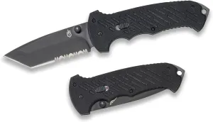 Gerber Gear 06 FAST Folding Pocket Knife, Tactical Tanto Pocket Knife with Serrated Edge for Camping and Survival