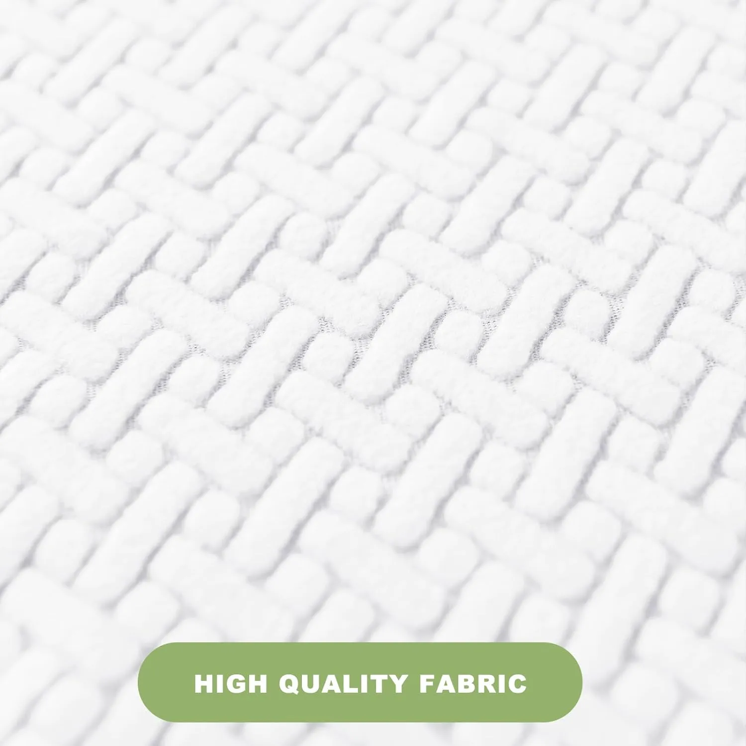 HAOYONG Club Chair Slipcover Jacquard Barrel Chair Covers Stretch Tub Chair Slipcovers Soft Armchair Sofa Covers Removable Couch Cover Protector for Living Room Hotel Restaurant - White,Set of 1