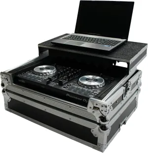 Harmony Audio HCMINILT Flight Glide Laptop Stand Road DJ Custom Case Compatible with Vestax VCI-380