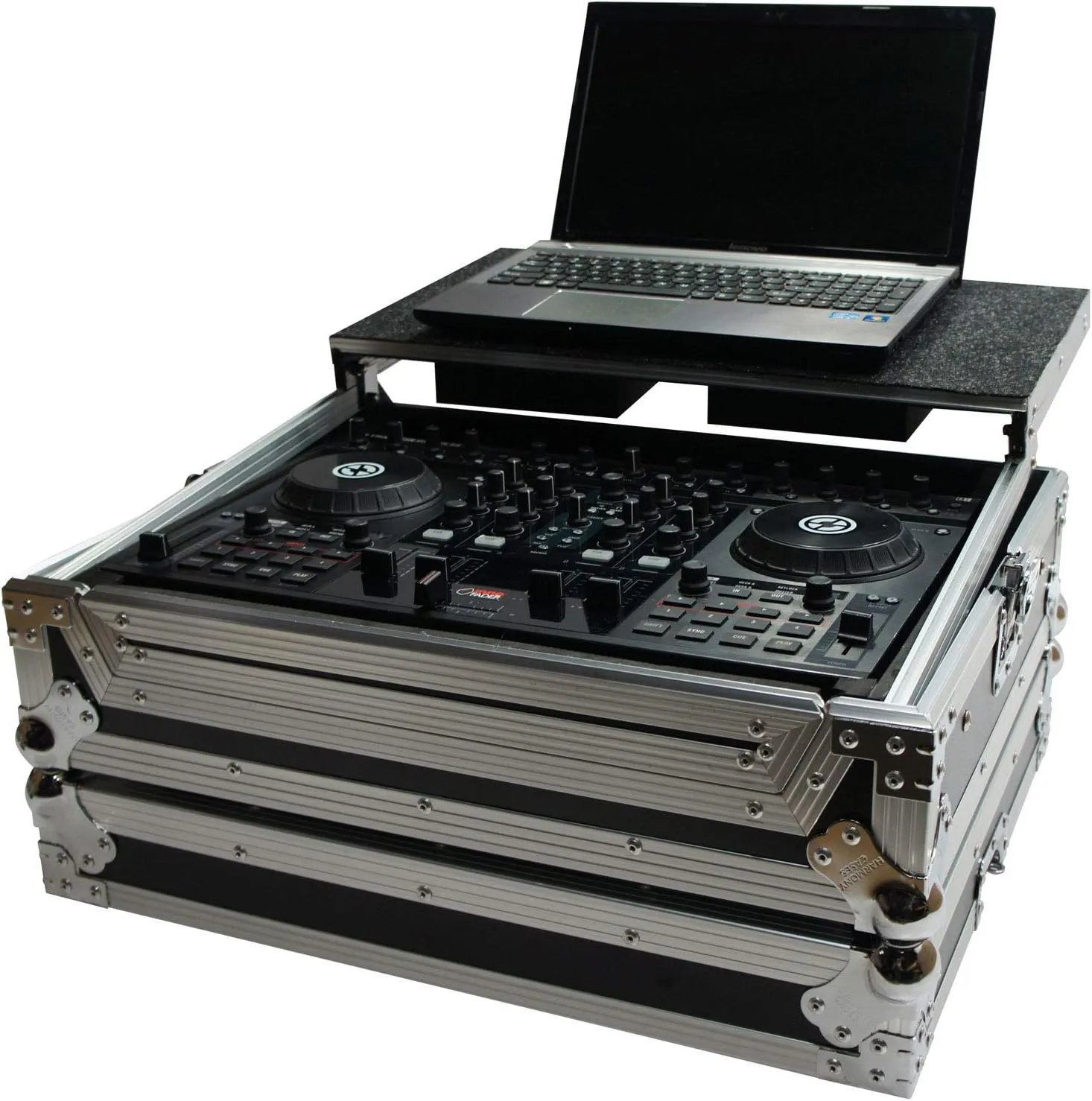 Harmony Audio HCTKS4LT Flight Laptop Stand DJ Case Compatible with Native Instruments Kontrol S5