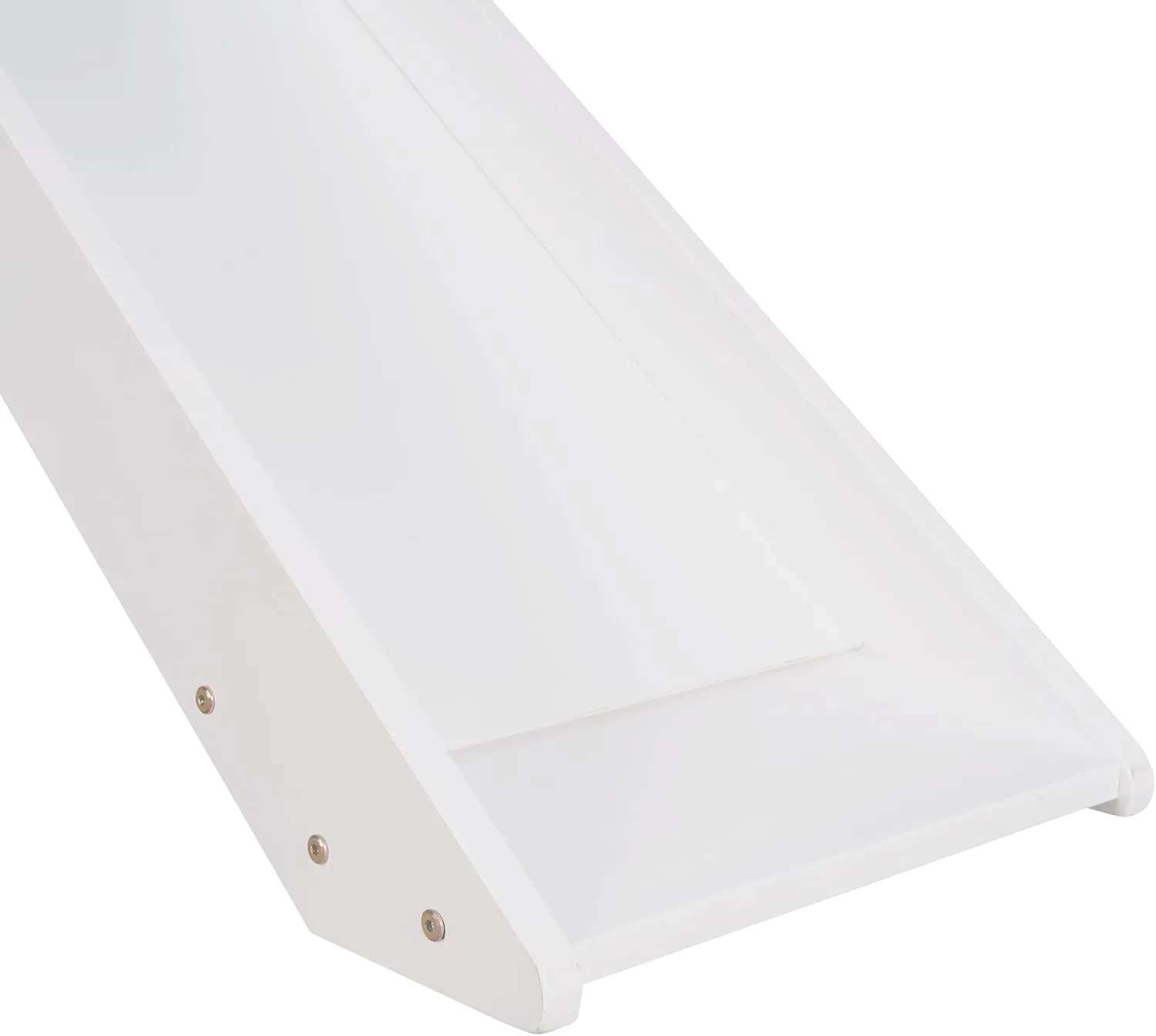 Harper & Bright Designs Kids Loft Bed with Slide,Twin Size Low Loft Beds for Girls Boys Solid Pine Wood Toddler Loft Bed with Ladder and Guard Rails,White