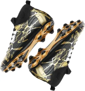 HESBITEUL Soccer Cleats Firm Ground: Unisex FG Football Shoe