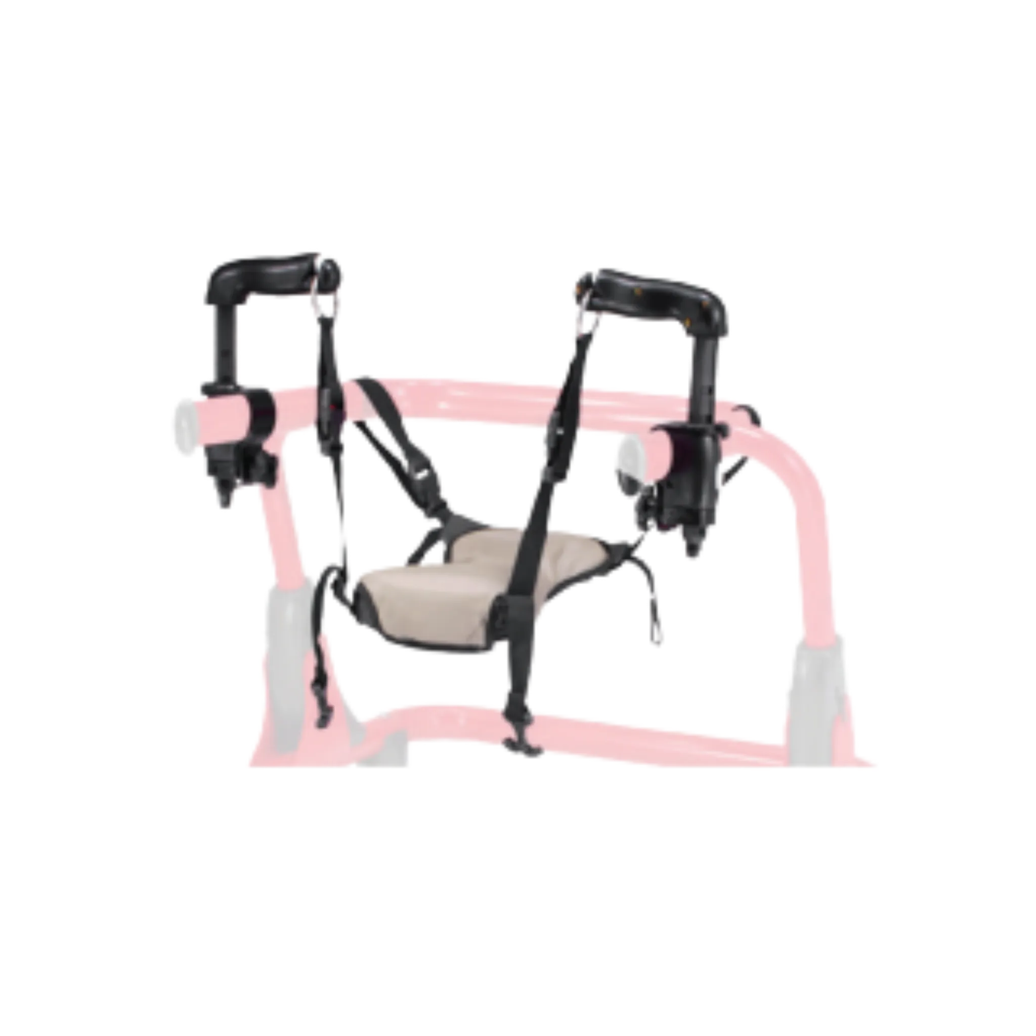 Hip Positioner with pad for Pivot Gait Trainer