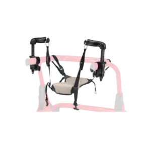 Hip Positioner with pad for Pivot Gait Trainer
