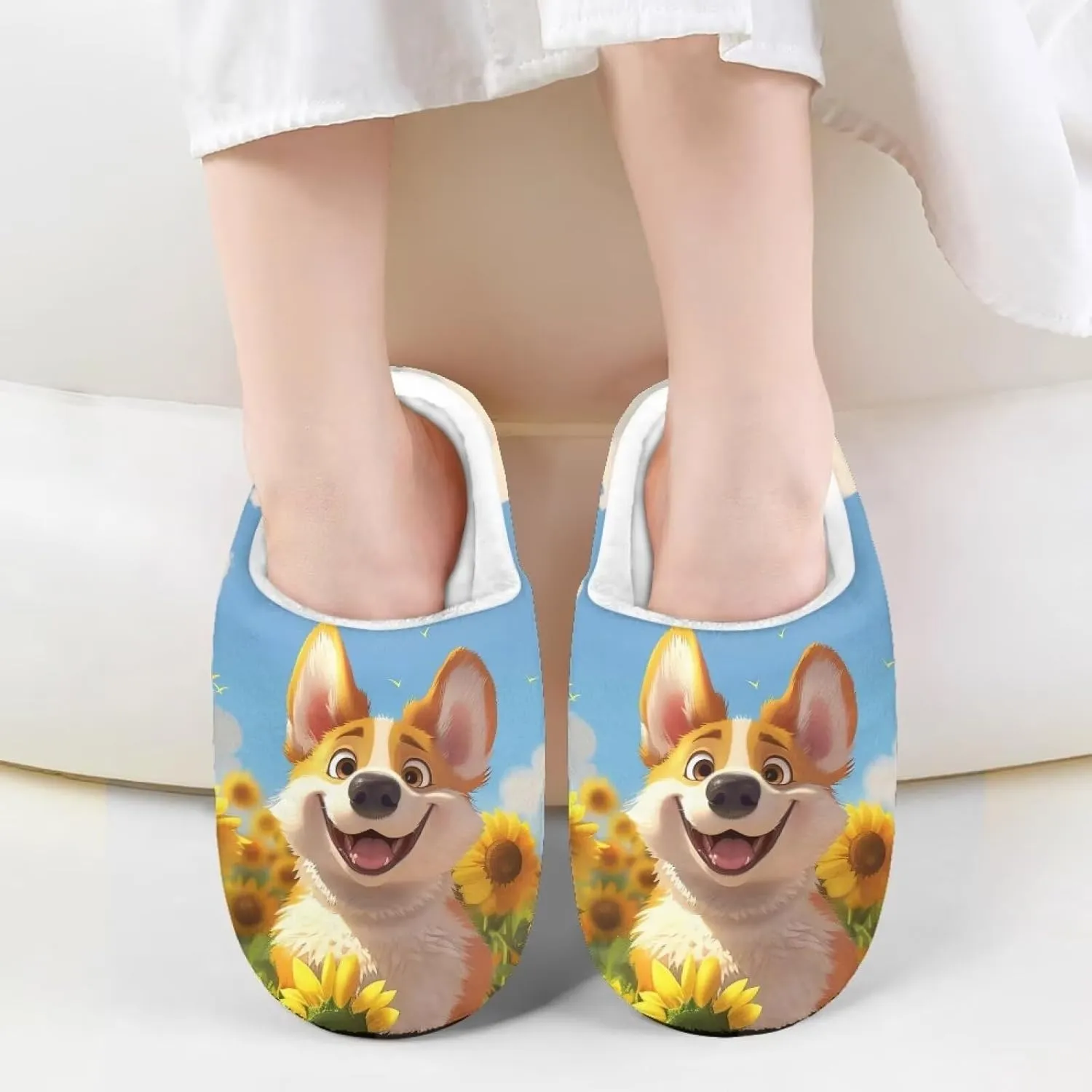 House Slippers for Kids Girls Fuzzy House Slippers Winter House Shoes