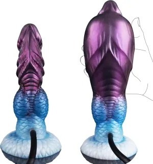 Huge Thick Dildo Inflatable Anal Dildo, Monster Dildo Fantasy Dildo Knotted Dragon Dildo with Adjustable Thickness, Horse Dildo Animal Dog Dildo with Strong Suction Cup, Adult Toys for Women Men