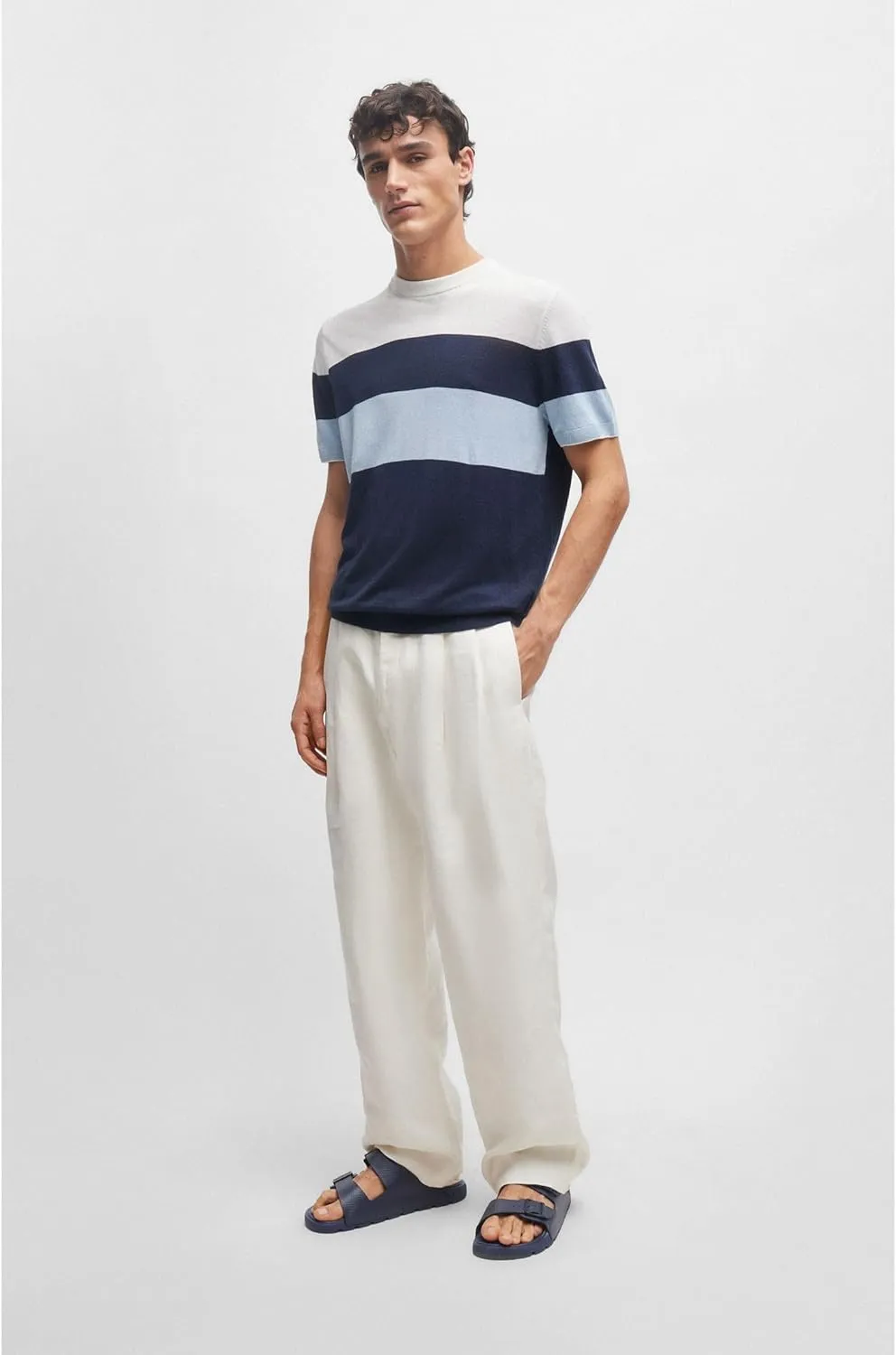 HUGO BOSS Men's Surfley_Sand_dmpr_n Slide