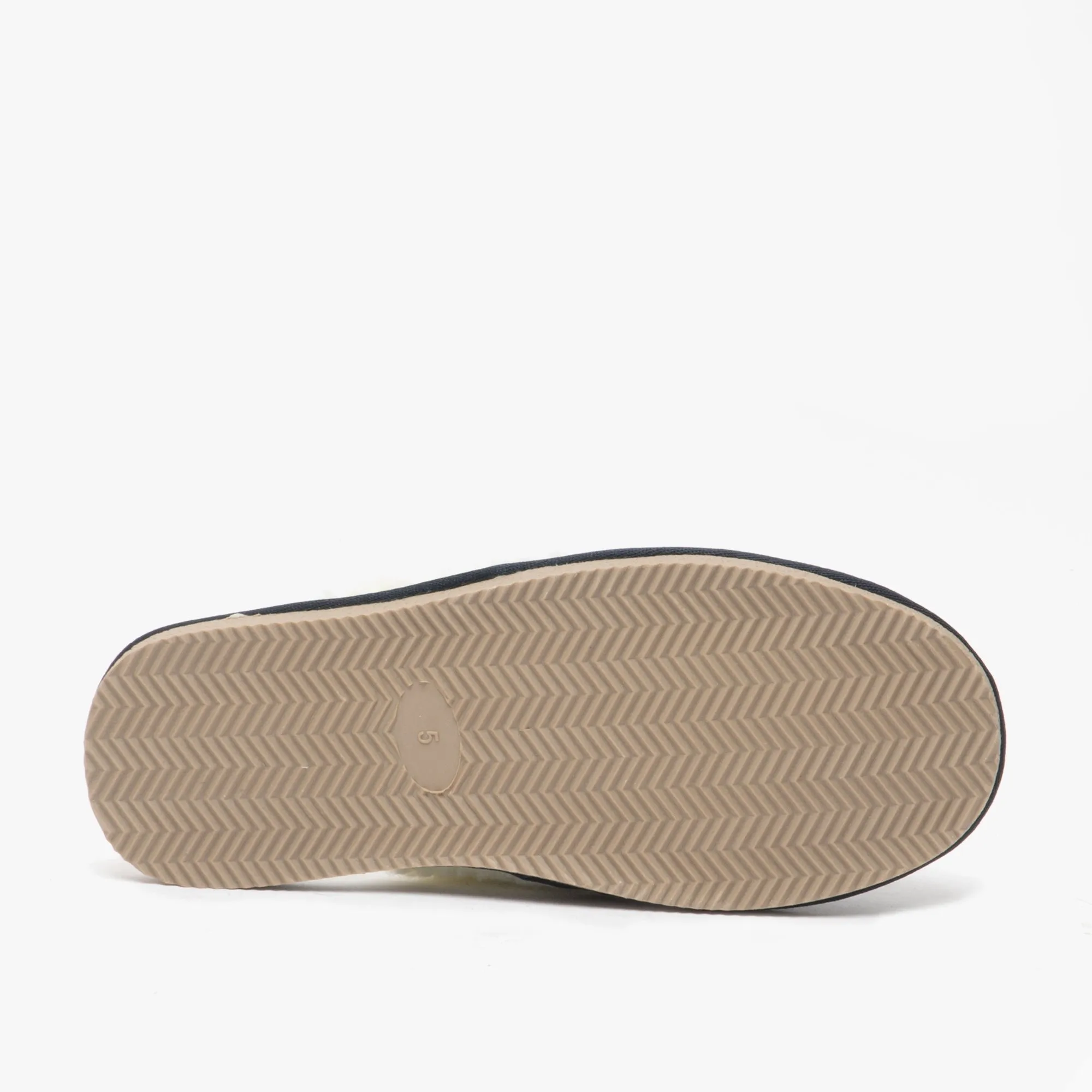 Hush Puppies ARIANNA Womens Suede Mule Slippers Navy