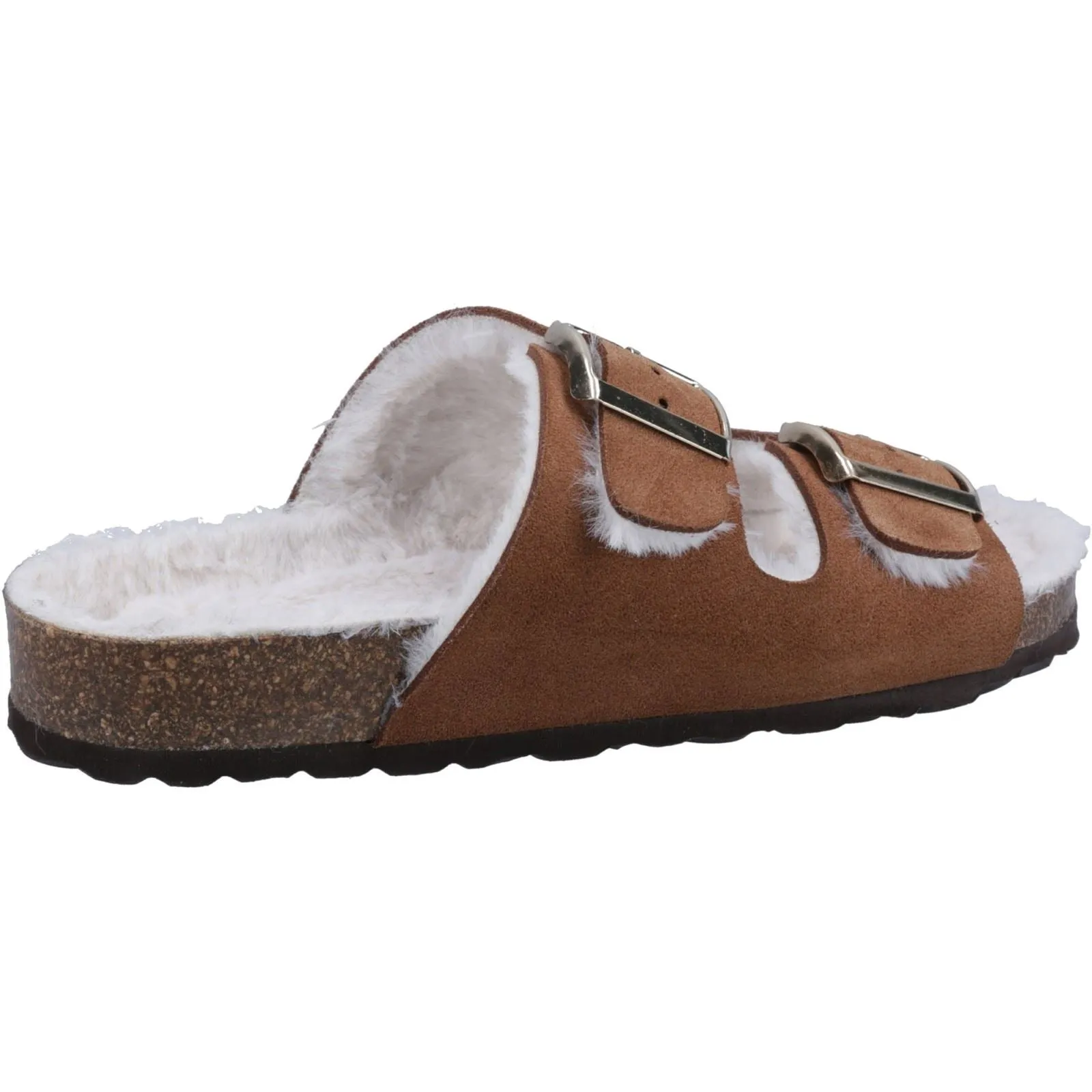 Hush Puppies Jessie Leather Women's Tan Slippers