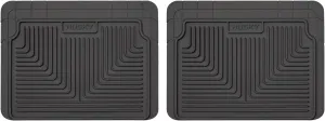 Husky Liners - Heavy Duty 2nd Or 3rd Seat Floor Mats | 1997 - 1999 Acurca CL, 2001 - 2003 Acura CL, 1994 - 2001 Acura Integra, and more , Black | 52021