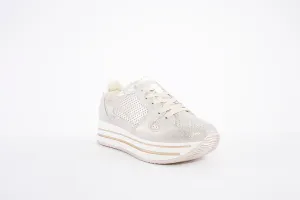 IGI & CO - 1661822 CHUNKY LACE UP FASHION RUNNER - TAUPE METALLIC