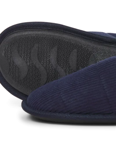 Jack & Jones CORDIE Mens Mule Slippers Navy Blazer