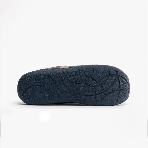Jo & Joe MALTON Mens Mule Slippers Navy