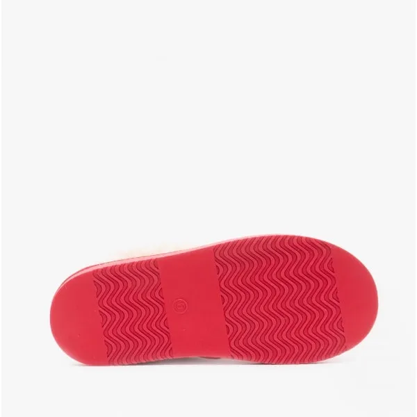 Jo & Joe TIGGI Womens Mule Slippers Red
