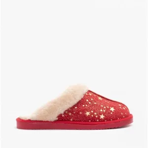 Jo & Joe TIGGI Womens Mule Slippers Red