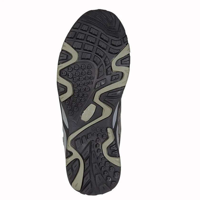 Johnscliffe Kathmandu Men's Waterproof Approach Trekking Shoe Grey/Black