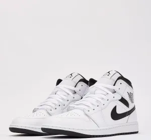 Jordan Air Jordan 1 Mid White Black DQ8426-132 Shoe Sneaker Trainer