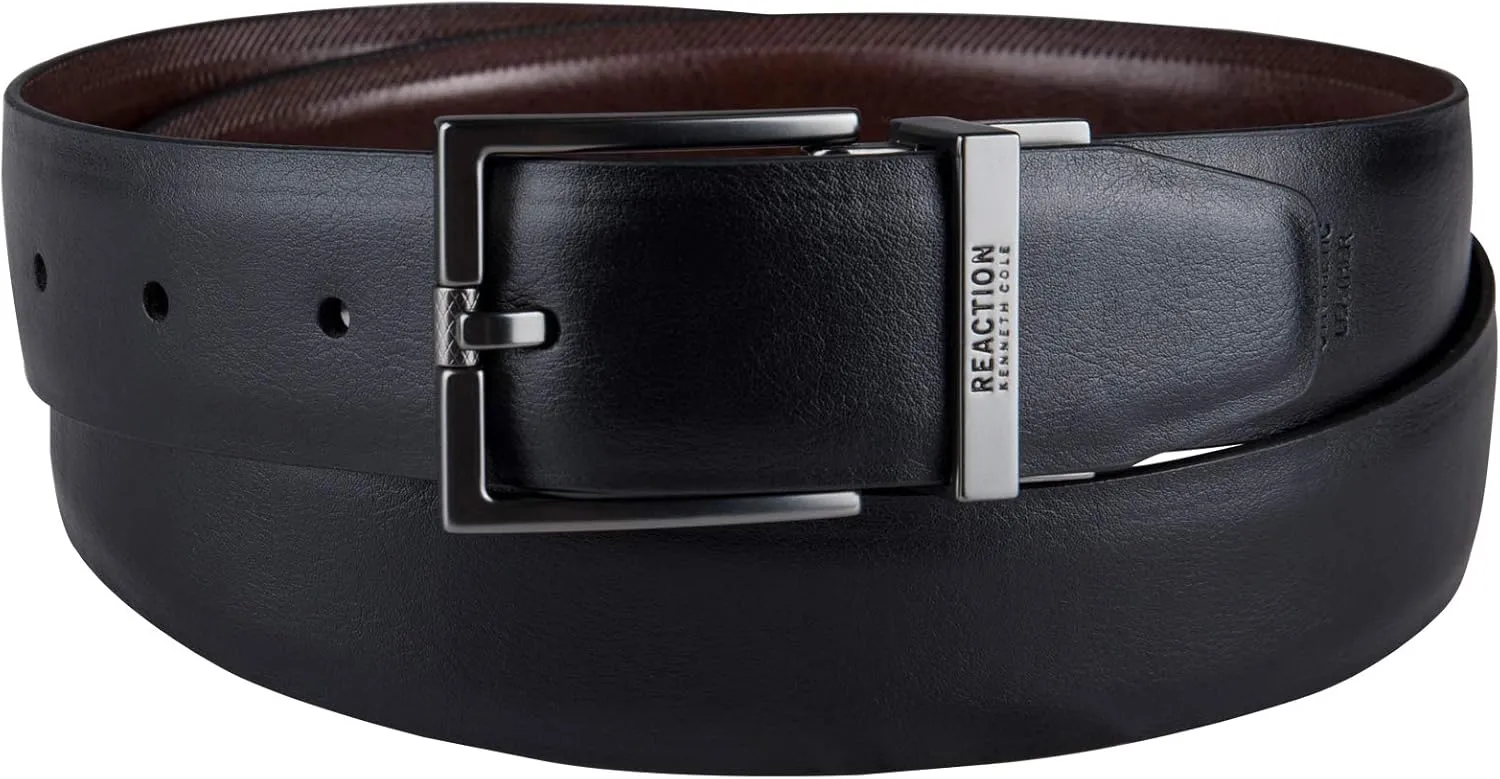 Kenneth Cole REACTION Men's Two-in-one Reversible Belt