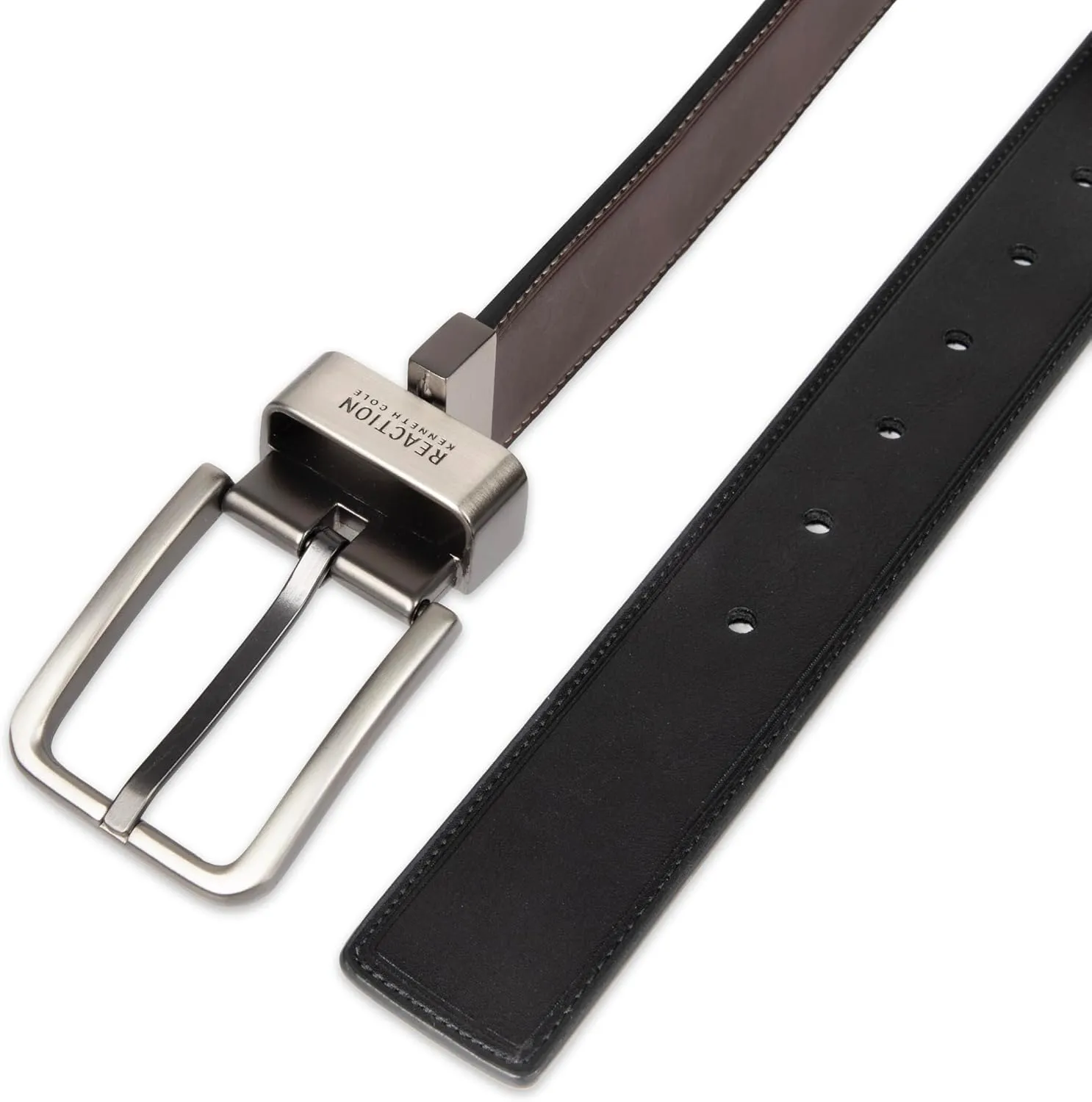 Kenneth Cole REACTION Men's Two-in-one Reversible Belt