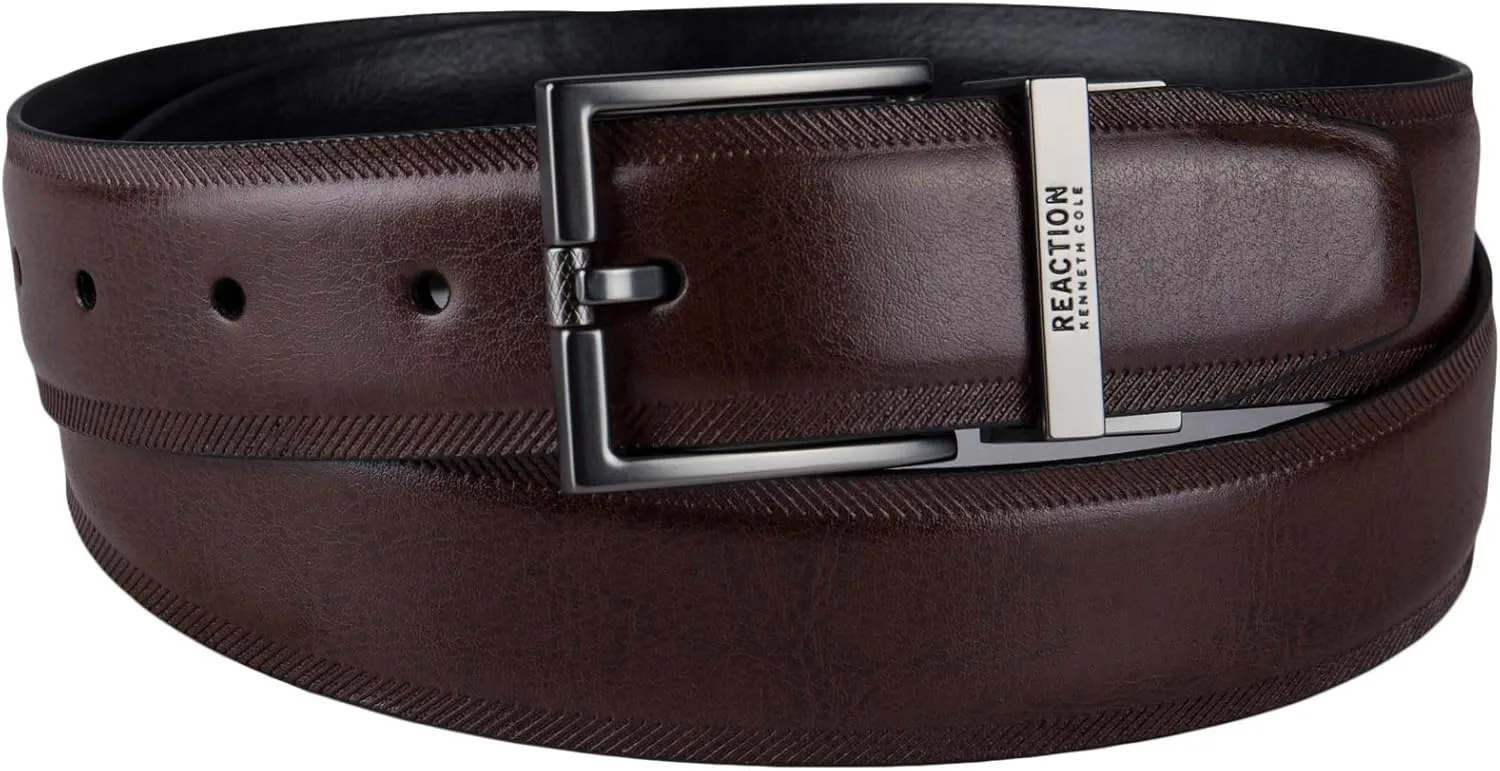 Kenneth Cole REACTION Men's Two-in-one Reversible Belt