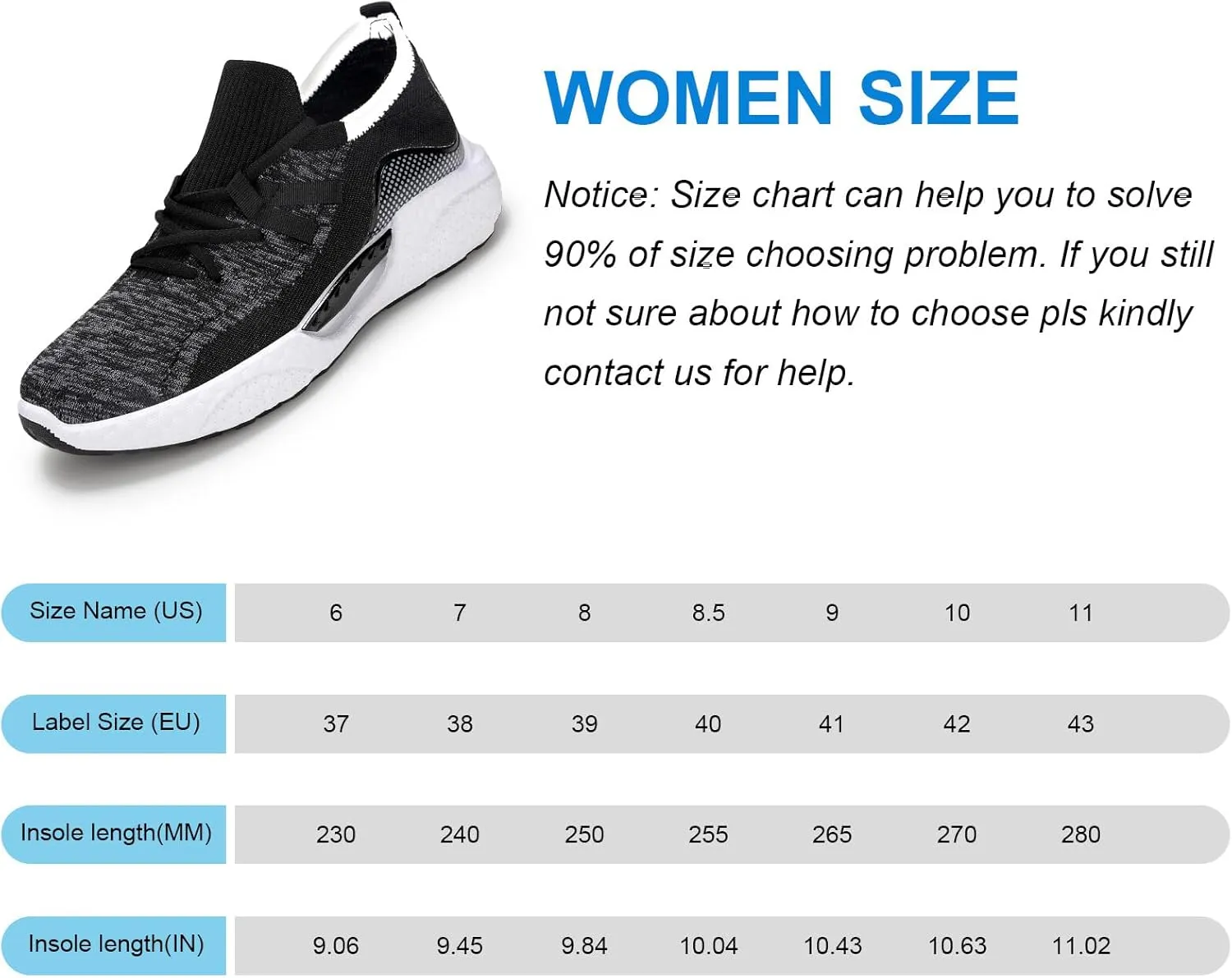 KUNWFNIX Womens Walking Tennis Shoes Slip On Memory Foam Lightweight Casual Sneakers Breathable Tennis Shoes for Gym Travel Work