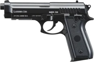 Lancer Tactical Air Pistol Saber Beretta X92 Full Steel CO2 Airgun Pistol-480 FPS (100 Rounds Metal BB Included)