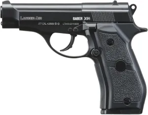 Lancer Tactical Air Pistol Saber X84 Full Metal CO2 Airgun Pistol-480 FPS- 100 Rounds Metal BB Included