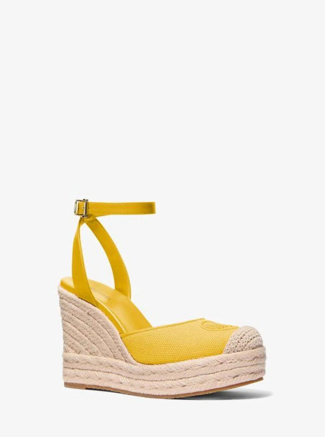 Larissa Cotton Canvas Espadrille Wedge