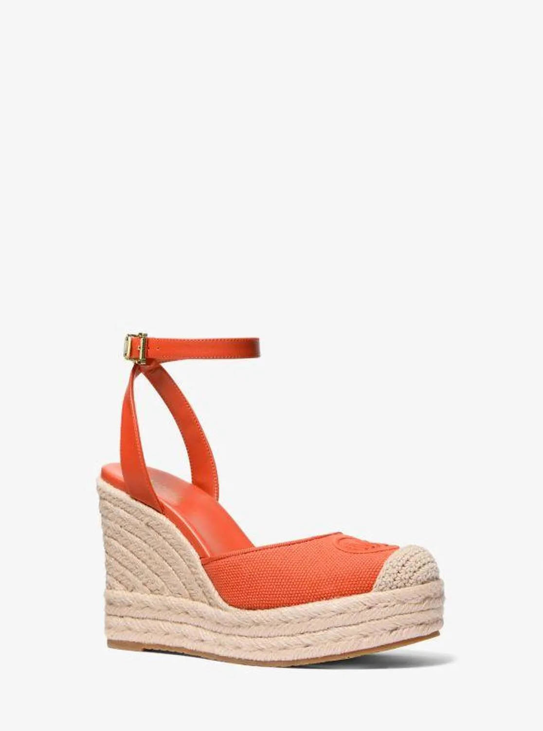 Larissa Cotton Canvas Espadrille Wedge