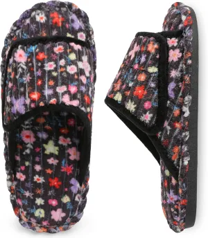 LeIsfIt Slippers for Women Adjustable Open Toe House Slippers Wide Diabetic Shoes Memory Foam Bedroom Slides Arthritis Edema House Shoes