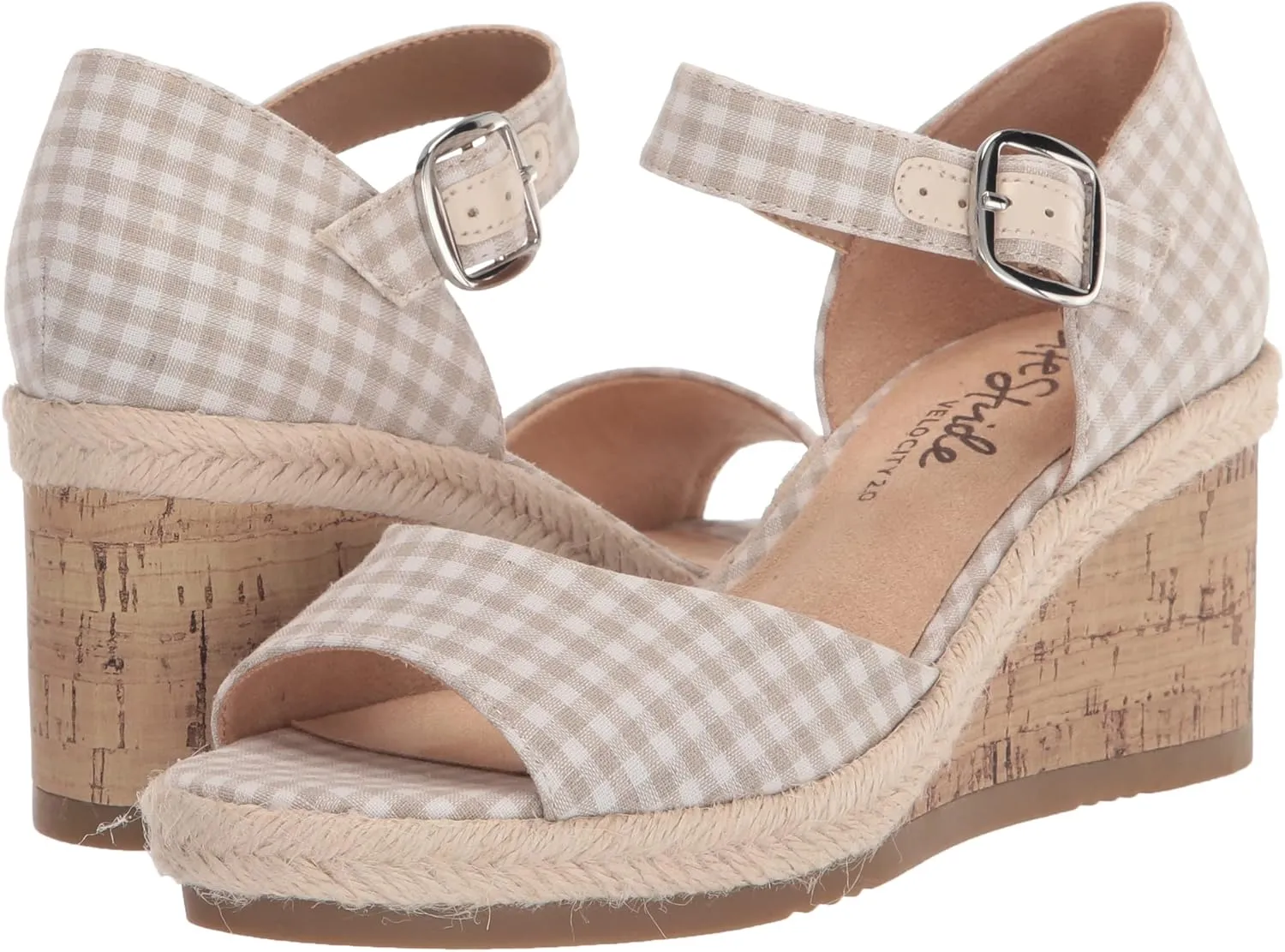 LifeStride Women's Go for It Espadrille Wedge Sandal