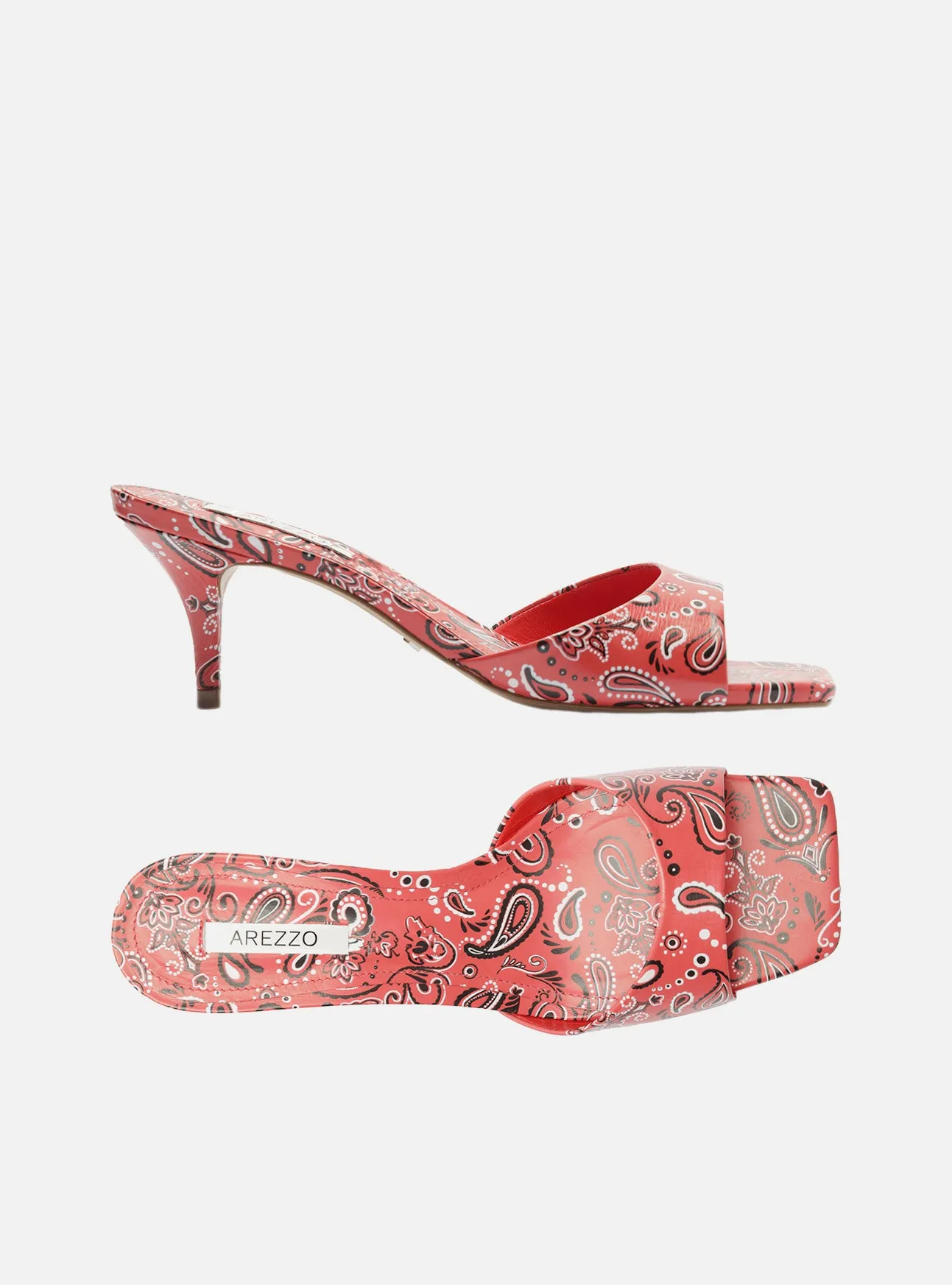 Livia Mid Stiletto Paisley Sandal