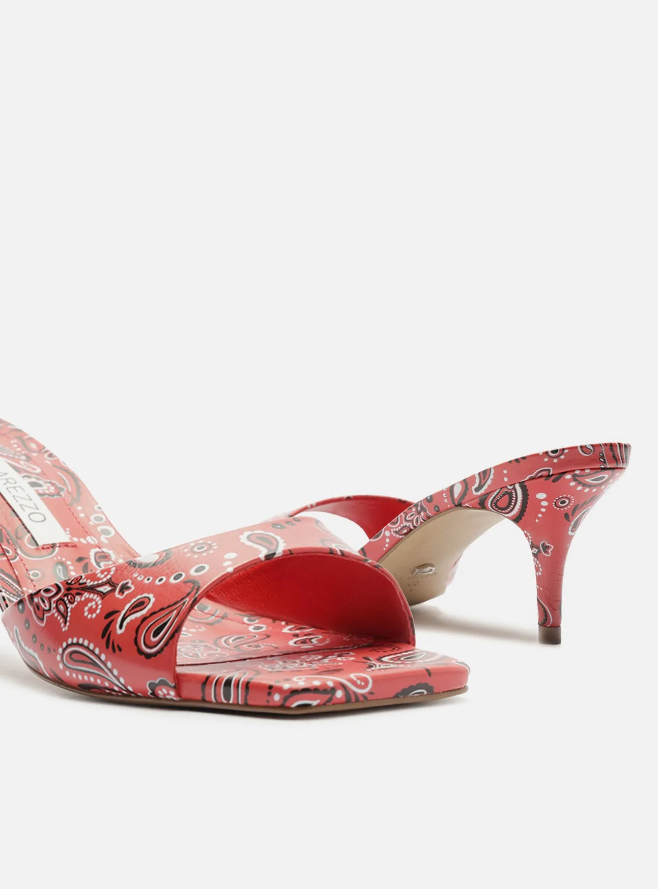 Livia Mid Stiletto Paisley Sandal